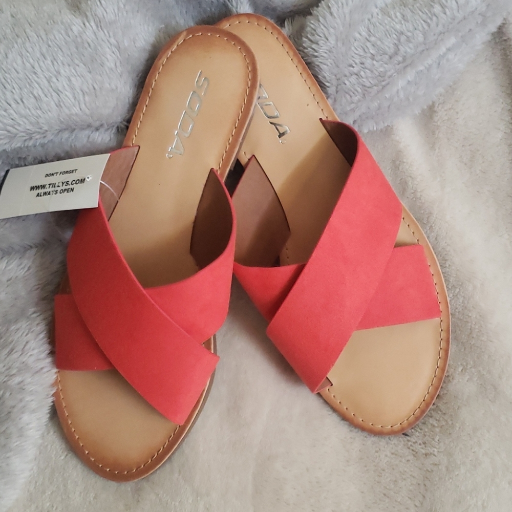 Tillys Soda Criss Cross Sandals - Picture 2 of 4